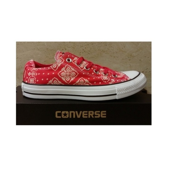 red bandana chuck taylors